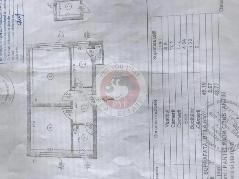 Bazin Floreasca | 2 camere | 49 mp | Semidecomandat | B12185